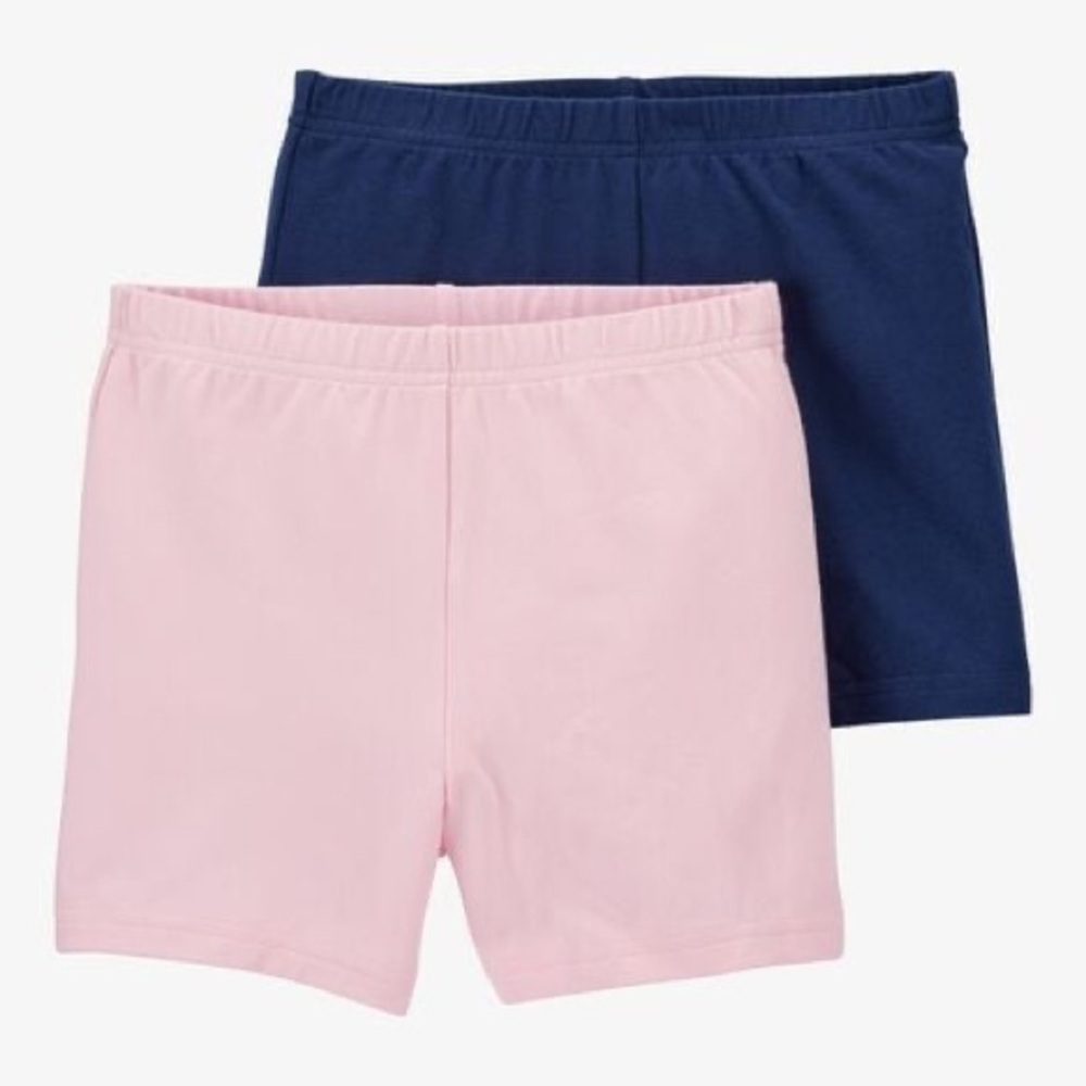 Carter's Kid 2-Pack Tumbling Shorts - Pink/Grayz